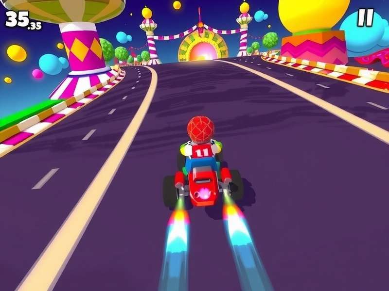 Cosmic Kart Racers Gameplay Screenshot